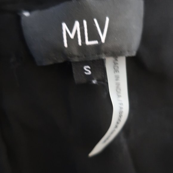 MLV Black V-Neck Beaded Dress Sz S * - Picture 11 of 11